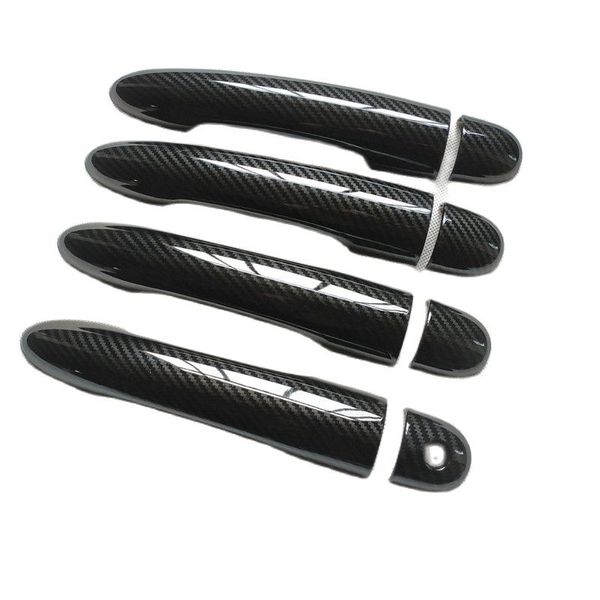 

for renault megane 2 ii mk2 accessories door handle cover trim handles covers plastic imitation carbon fiber