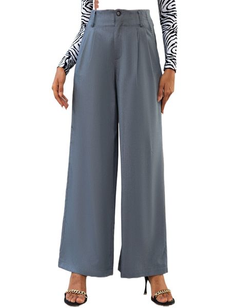 

high waist wide leg pants c6jd#, Black;white