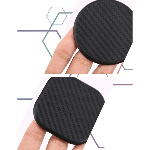 

carbon fiber vehicle car cup mats non slip pads water cup bottle holder pad mat