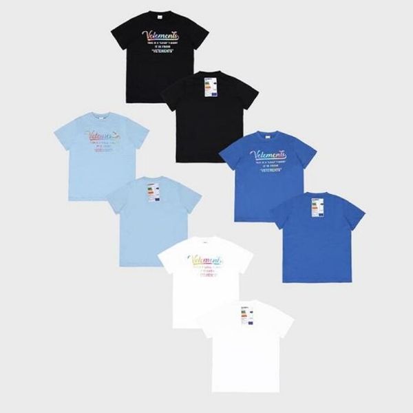 

22ss letter print cotton t shirt men women summer tee, White;black