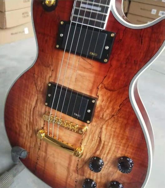

electric guitar rosewood fretboard 22 frets golden hardware made in china