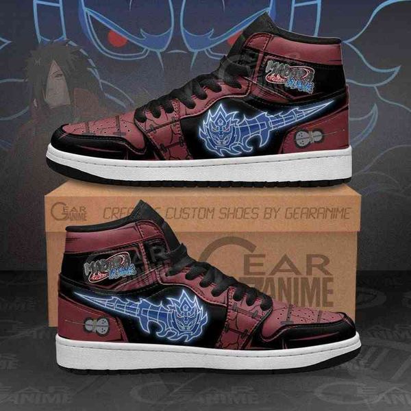 

madara susanoo sneakers custom anime shoes, Black