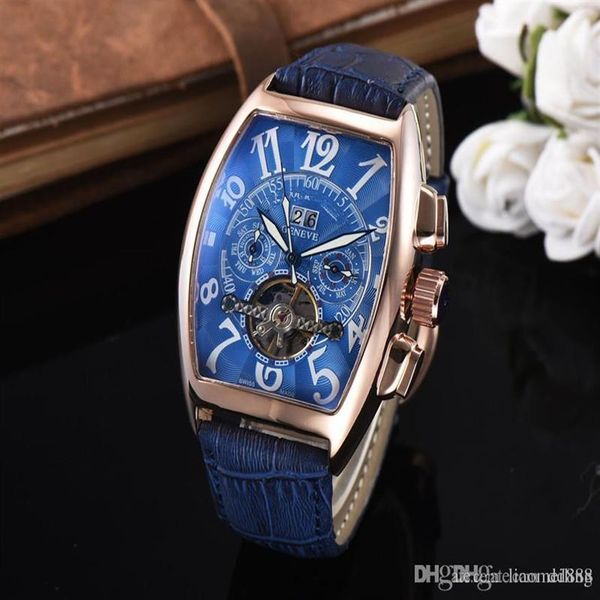 

2019 newmechanical automatic wristwatches automatic mechanical sport mens watch men's watches198z, Slivery;brown