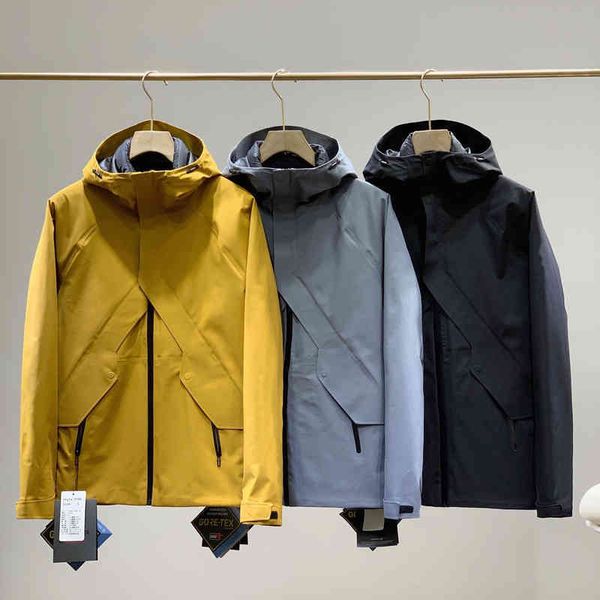 

9196 two-piece detachable 2021 new selling arc men's jacket living noodles detachable inner outdoor charge leisure down, Black