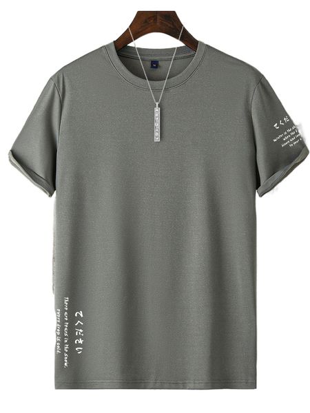 

men letter graphic tee r9t2#, White;black