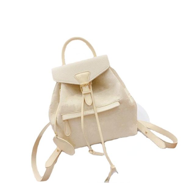 

lvs handbag real cowhide montsouris backpacks black white emboss palm springs mini rucksacks men women shoulder bags designer luxury handbag, Blue;pink