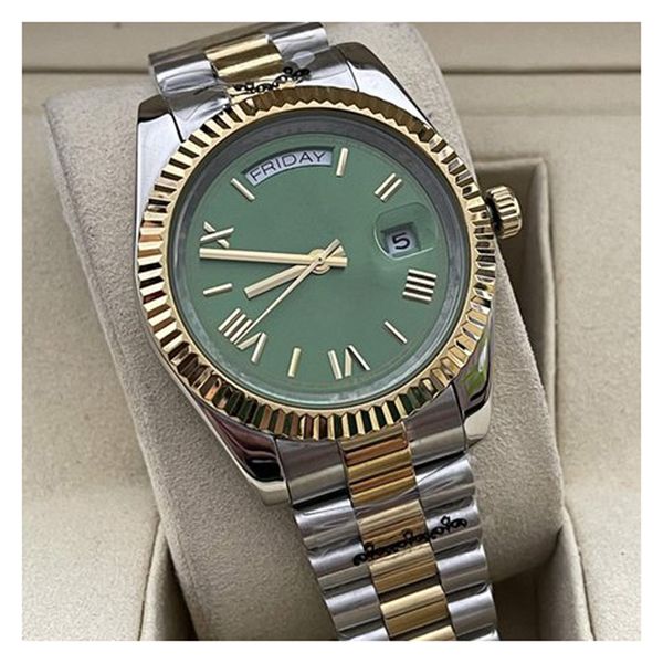 

watches montre de luxe automatic movement full stainless steel womens mens watch 2813 36mm 41mm waterproof luminous mechanical wristwatches, Slivery;brown
