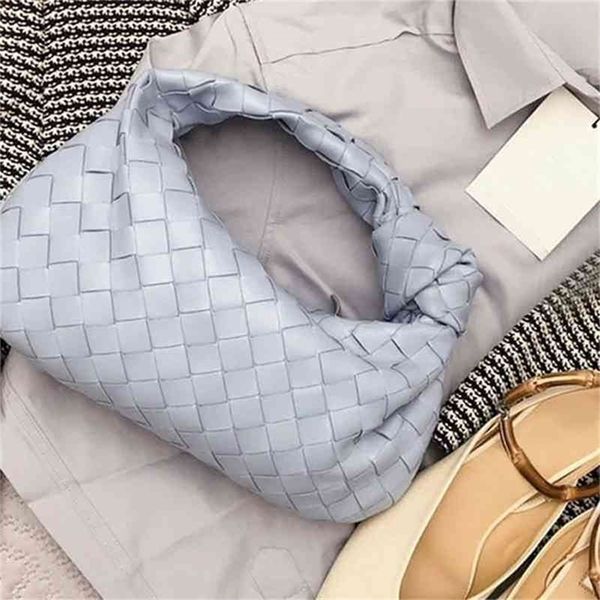 

designer bottegas handbags venetas mini wholesale hand ice blue woven dumpling pillow leather hand underarm bag co wan 1w3q pghc w5mb