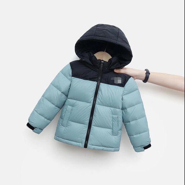 

big boys girls down coat great quality kids hooded cotton-padded parka coats child jackets children outwear boy jacket, Blue;gray