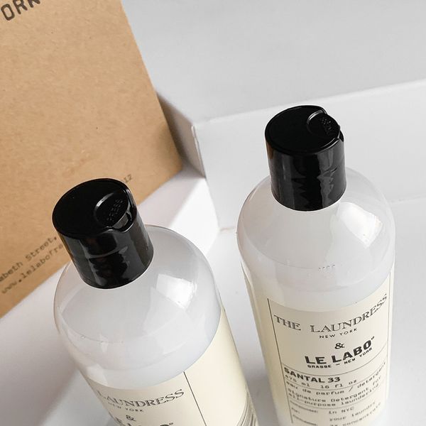 

437ml Laundry Detergent Incense Santal 33 Rose 31 2pcs Set Eau De Parfum for All Purpose Laundering the Laundress New York Brand Washing Lotion Fast Delivery