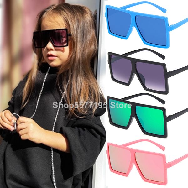 

brand sunglasses kids uv400 coating sun glasses camouflage frame goggle baby boys girls lovely sunglass masculino 220705, Blue