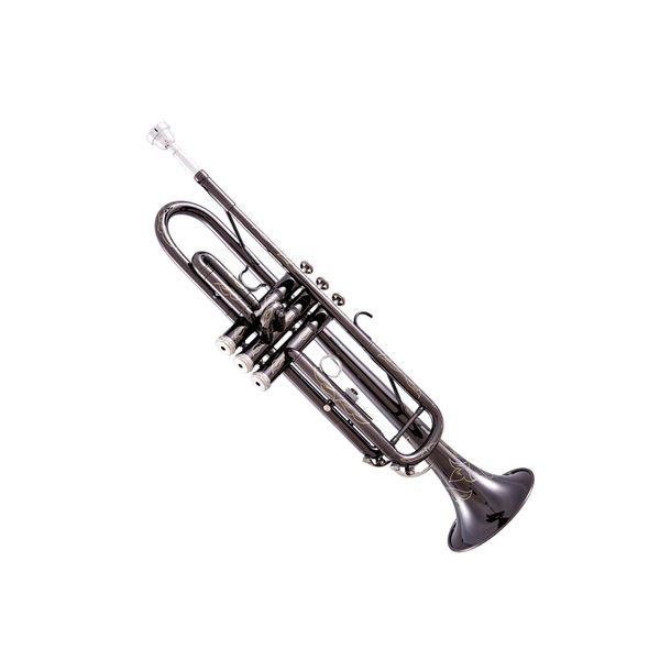 

2022bb trumpet brass instrument silver plated with mouthpiece gloves case