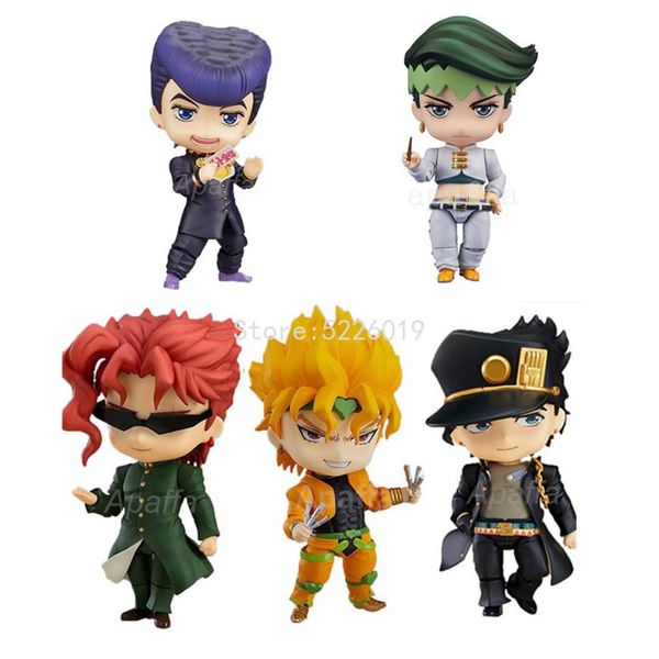 

1256# jojo's bizarre adventure anime figure rohan kishibe action figure toys kakyoin noriaki dio brando kujo jotaro figurine 258c