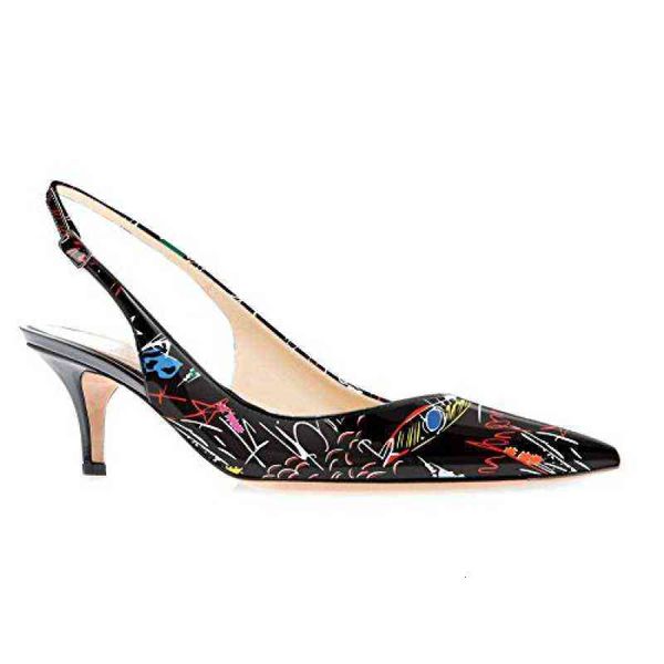 

designer women's high heels casual sandals 2022 summer women's fashion shoes low ol high heels, Black