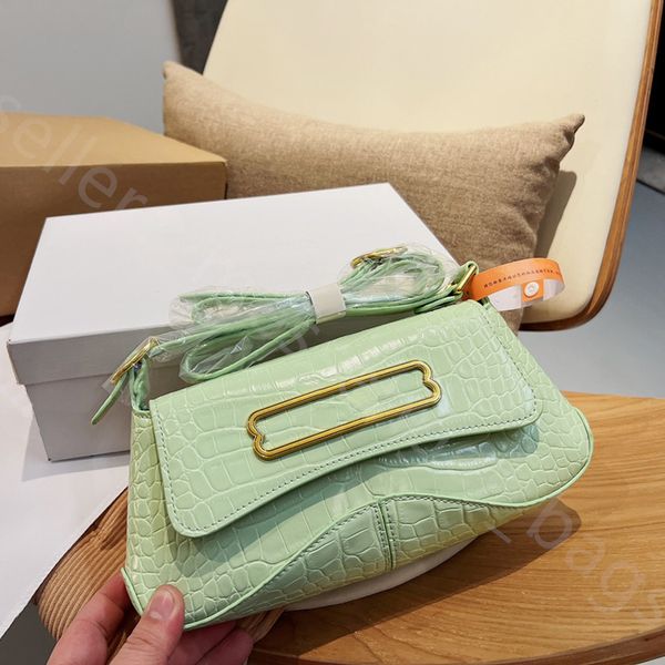

shopping totes bags luxury designer handbags cool women plain alligator letter lady handbags half moon hasp coin purse fashion evening bag n