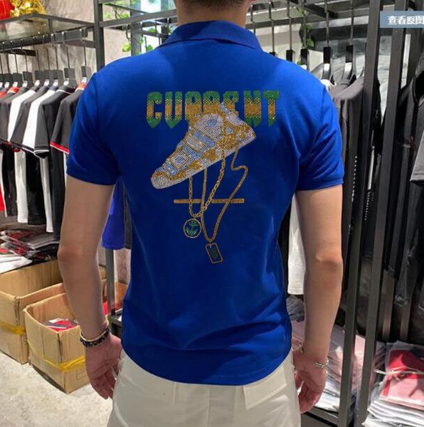 

men polo luxury designer new fashion short sleeve 2022 new design polo, White;black