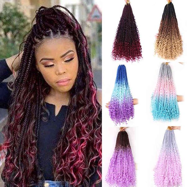 

nxy wigs wig female colorful chemical fiber wig river box braiding hair braided three strand braid220624, Black