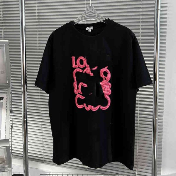 

75% off factory direct online spring summer fashion women's neon light round neck cotton embroidery t-shirt simple loose sportswear wom, White