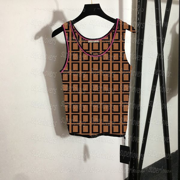 

letters knit tanks for women brown slim fit tank fashion street style sleeveless knits 2 colors, White