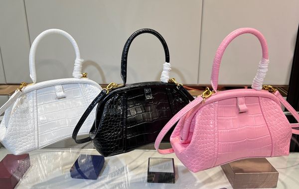 

crocodile leather design handbag totes high-end fashion retro style shoulder bagtote bag designer