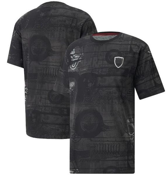 

2022 summer f1 racing round neck downhill suit, the same customization