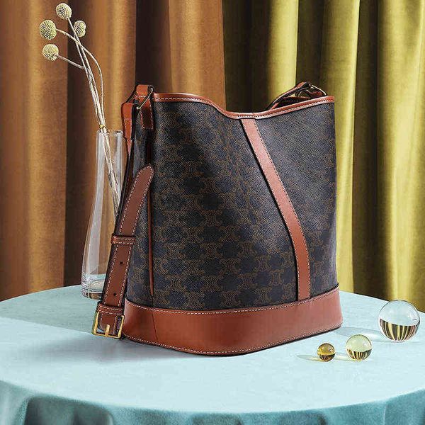 

factory online export designer trendy bags prbyopia women's triumphal arch bucket new fashion high capacity single shoulder msenger lea
