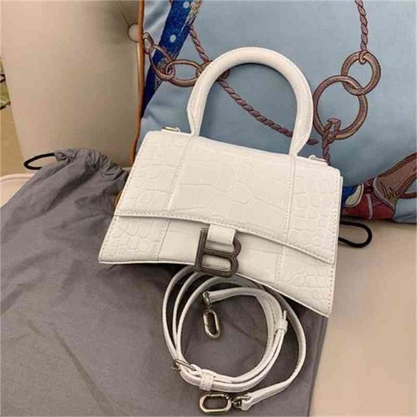

handbags balencigas crossbody bags b-shaped star's women's 2022 versatile b family crocodile hourglass