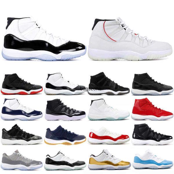 

11 11s men basketball shoes new concord platinum tint designer sneakers xi chicago bred space jam women sports shoes 36-47