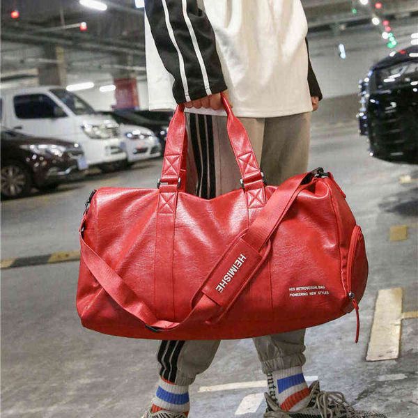 

duffel bags korea training waterproof fashion casual portable travel bag 220626