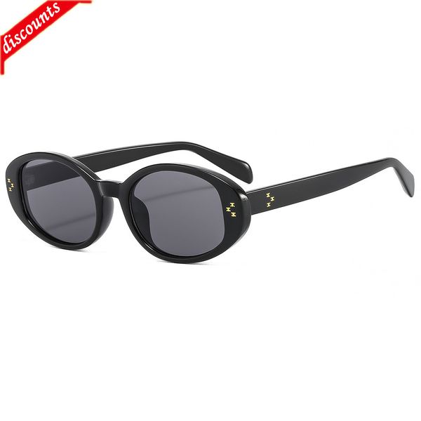 

men's women's fashion trend brand sunglasses wholesale men personalized small frame, White;black