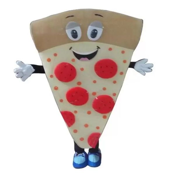 Costume della mascotte della pizza di Halloween Cartoon Foot Anime personaggio a tema Festa di Carnevale di Natale Costumi di fantasia per adulti