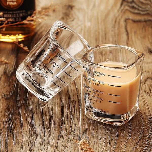 

espresso coffee ounce roasting measuring cup glass 60ml