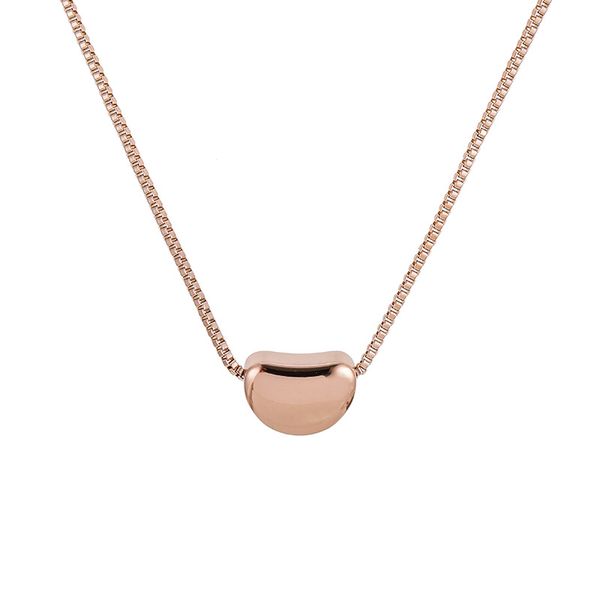 

pendant necklaces trend original design geometry beans necklace for women chain creativity jewelry choker gift wedding party ins, Silver