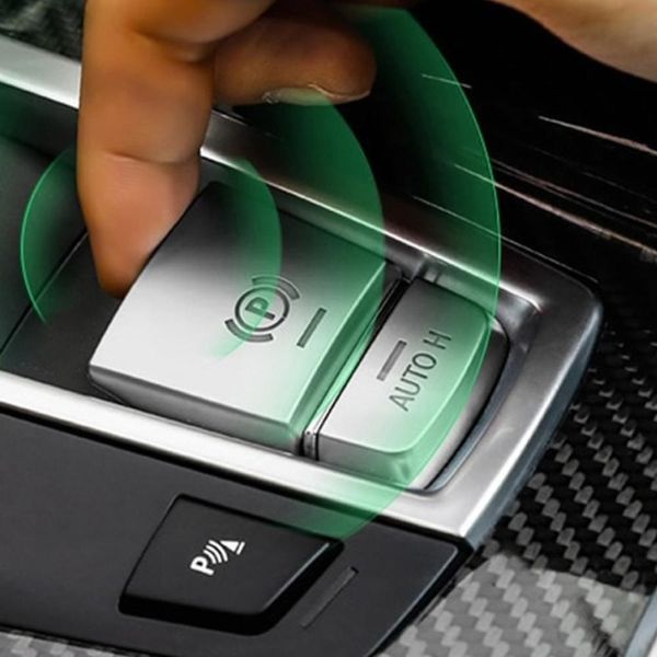 

parking brake switch p button cover stickers for bmw f10 f07 f01 f25 f26 f11 f06 f15 f16 x3 x4 x5 x6