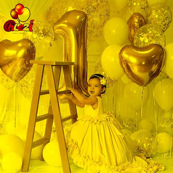 Partydekoration 1 Stück Helium-Zahlenballon Roségold Silber Rosa Schwarz Figur Ziffer 40 Zoll Folie Geburtstag Hochzeit BalloonPartyParty