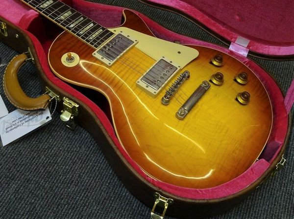 

hc 1959 lp std reissue vos washed cherry sunburst electric guitar