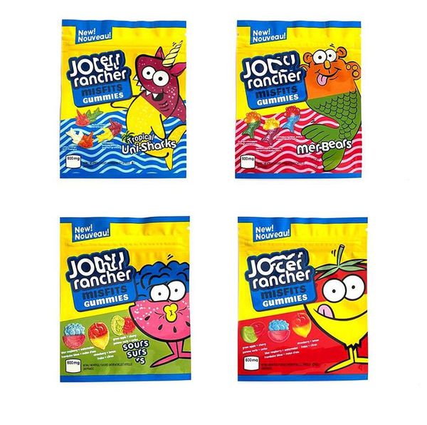 

pouch mylar packaging edible bag sour package zipper smell proof food packing bags with tear notch green 600mg plastic pack child protection