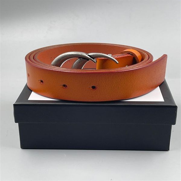 

2021 fashion big buckle genuine leather belt with box designer men women mens belts aaa 280z, Black;brown