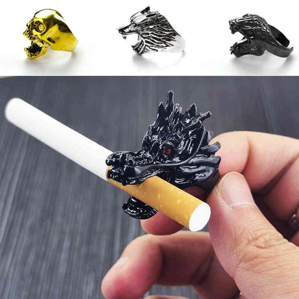

designer ring american trendy jewelry diamond inlaid plated band gold rings hip hop accessories valentine's day gifts open punk exagger, Silver