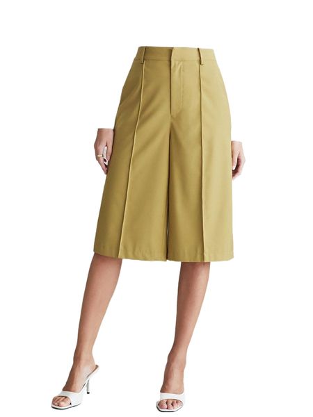 

motf premium viscose capris pants j7gs#, Black;white