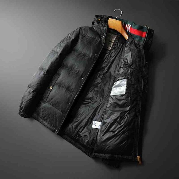 

fashion new men's down jacket luxury brand designer wholesale and winter, Black