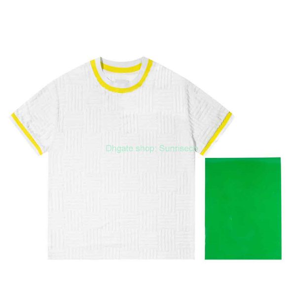 

men's t-shirts round neck embroidered and printed polar style summer wear with street pure cotton ed, White;black