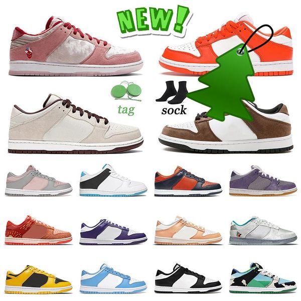 

2022 wholesale sb dunks low casual shoes for mens women syracuse valentines day desert sand mahogany trail end laser blue white unc platform, Black