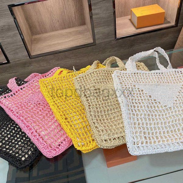 

9a fashion raffia woven women tote shopping bags handmade straw shoulder bag female designer handbags hollow out purse ladies summ