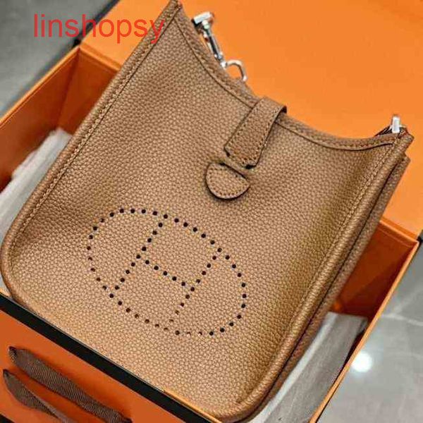

women bag herme evelyns 2022 high end first layer cow leather bucket bag women mrys