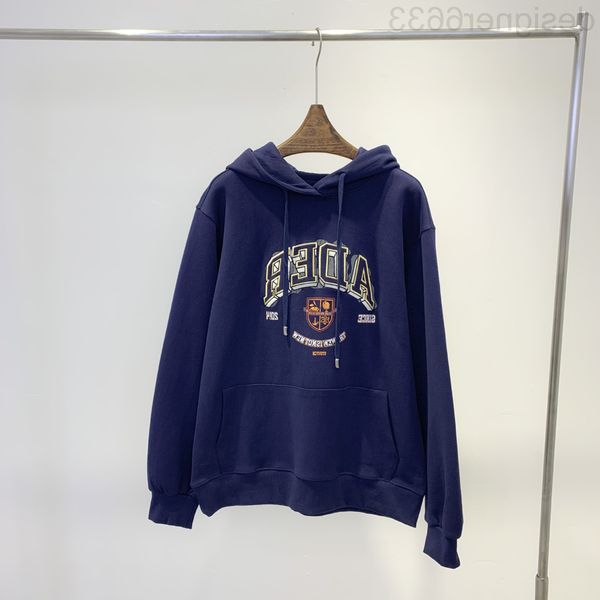 

women's hoodies & sweatshirts designer ader sweater fashion brand college wind shield letter hoodie for men and women 70hd, Black