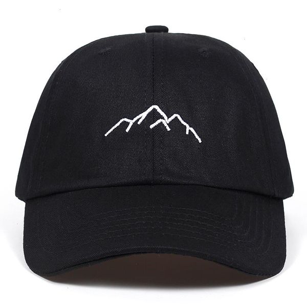 

mountain range embroidery mens womens baseball caps adjustable snapback fashion dad hats bone garros, Blue;gray