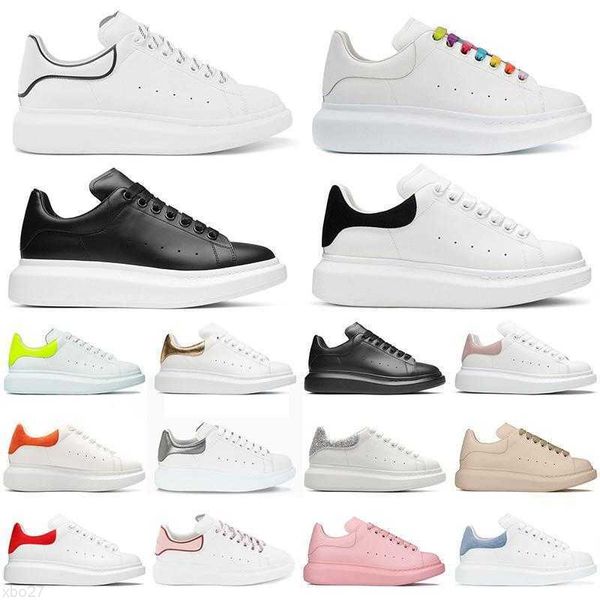 

designer leather lace up plate-forme men fashion platform sneakers white black mens womens luxury velvet suede casual shoes size 35-46