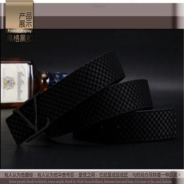 

2022 fashion big buckle genuine leather belt with box designer men women mens belts aaa68270g, Black;brown