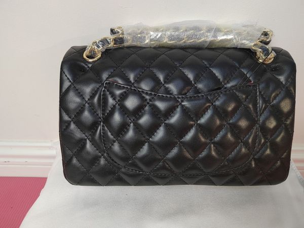 

5a designer custom luxury brand bag channel 2022 handbag leather leather cowhide gold or silver chain slant shoulder 2.55cm black pink and w